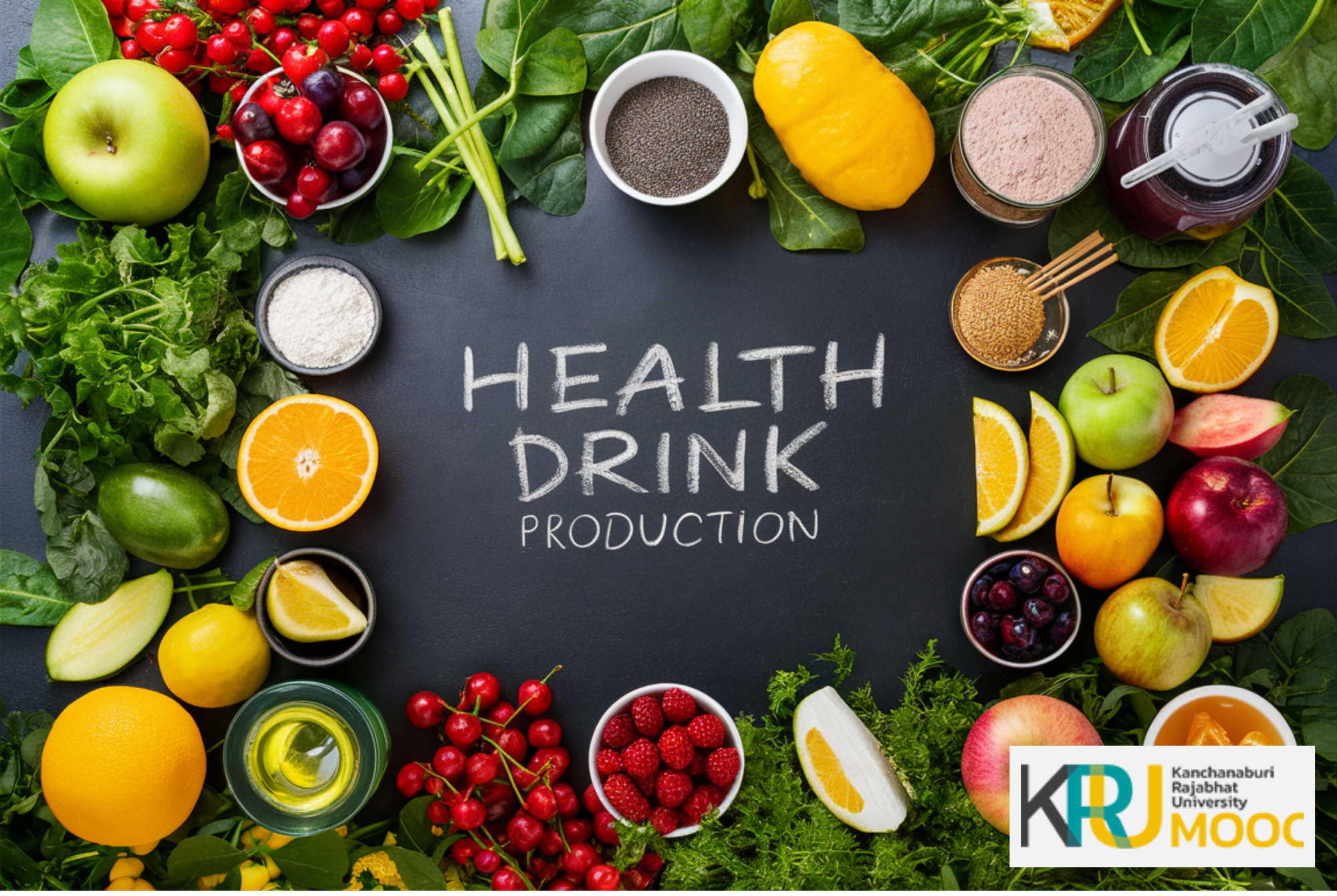 การผลิตเครื่องดื่มเพื่อสุขภาพ | Health Drink Production KRU-006