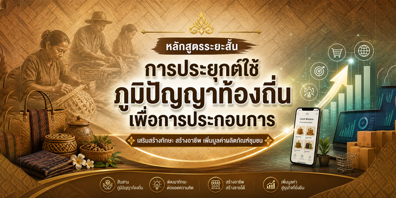 การประยุกต์ใช้ภูมิปัญญาท้องถิ่นเพื่อการประกอบการ MS_2026_01
